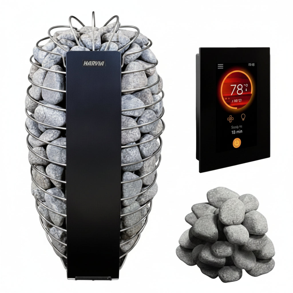 Harvia Heaters Harvia Spirit SP60E Sauna Heater Package