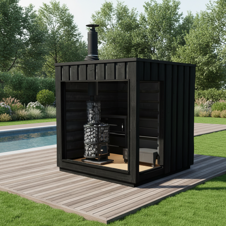 Almost Heaven Saunas Harvia Legend 4-6 Person Outdoor Cabin Sauna