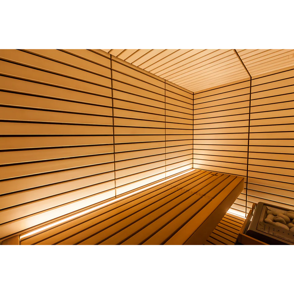 Almost Heaven Saunas Harvia Lindea View Indoor 4 Person Sauna Cabin - Large