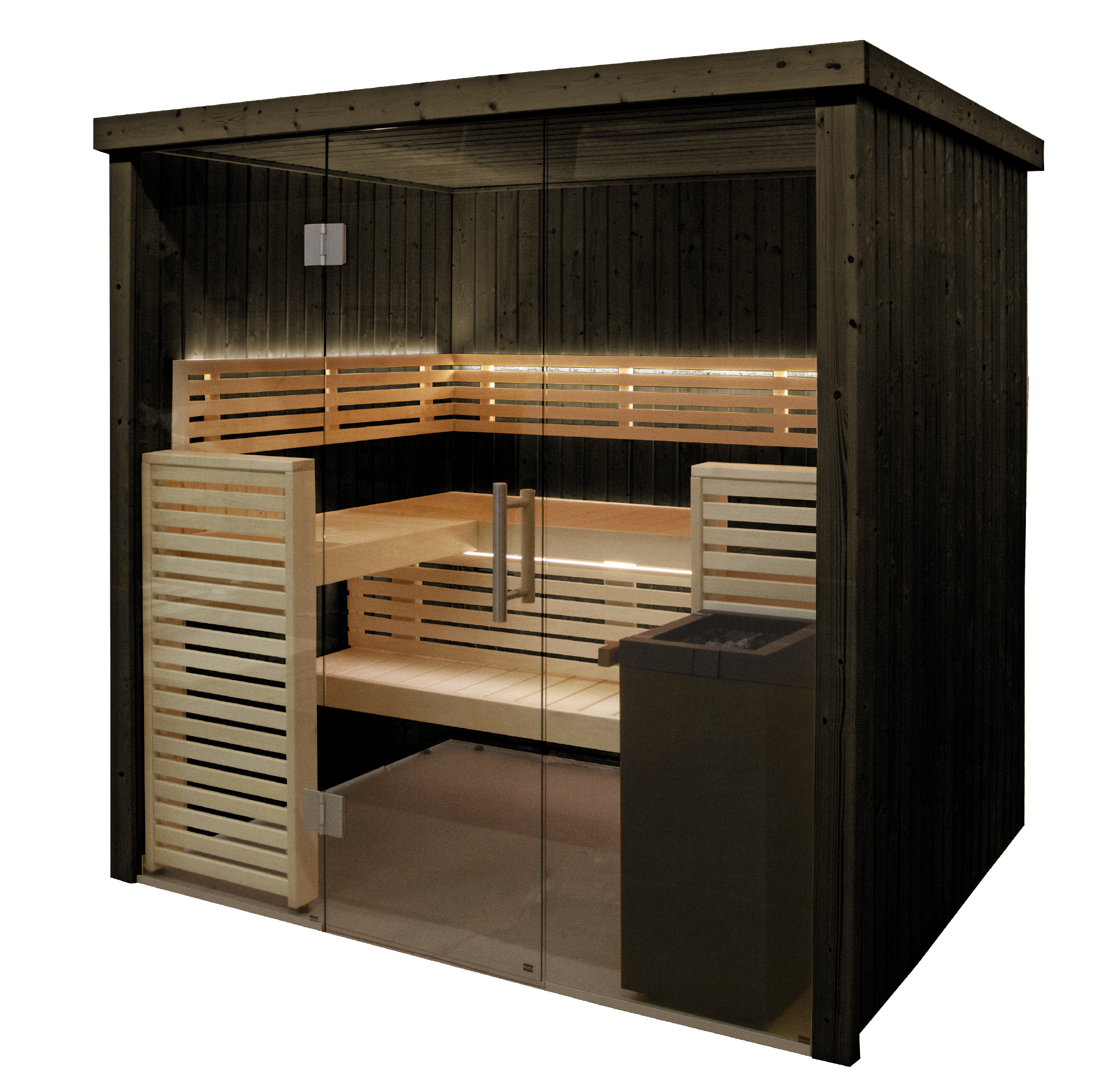 Almost Heaven Saunas Harvia Fenix Indoor Cabin Sauna
