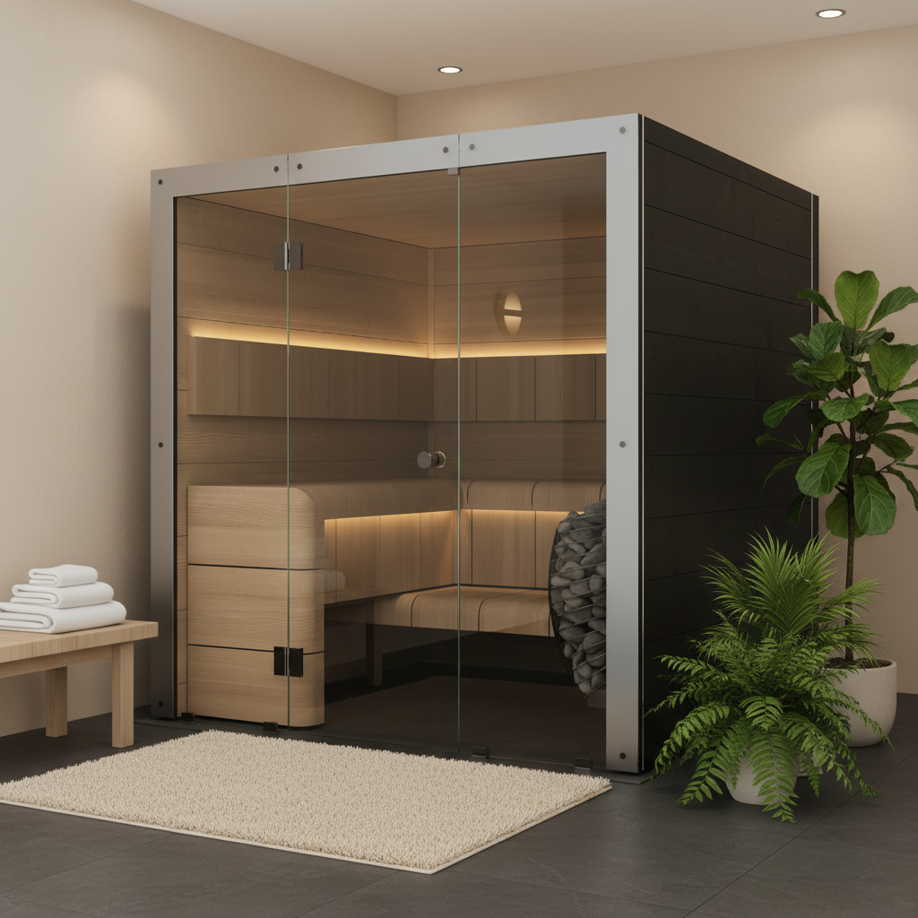 Almost Heaven Saunas Harvia Ventura Indoor 6 Person Cabin Sauna - Large