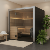 Almost Heaven Saunas Harvia Ventura Indoor 6 Person Cabin Sauna - Large