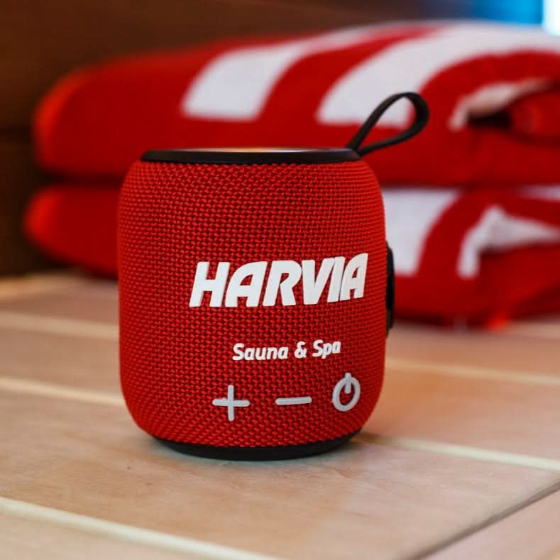 Almost Heaven Accessories Red Almost Heaven Harvia Sauna Speaker
