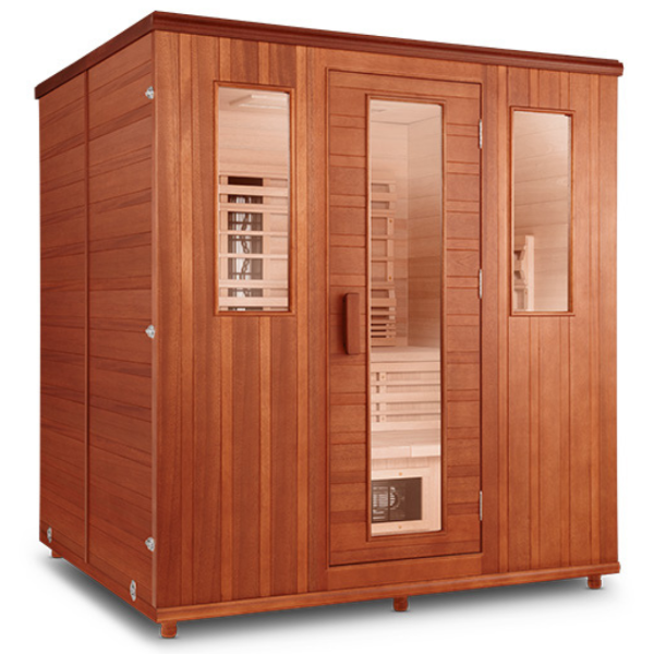 Health Mate Elevated Health Infrared Sauna - Facing Left