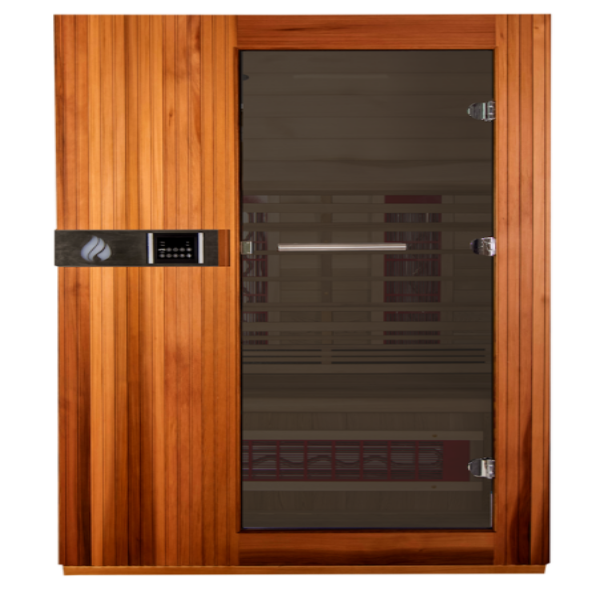 Health Mate Inspire 2 Person Infrared Sauna in Front View