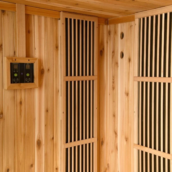 Almost Heaven 3-4 Person Rainelle Infrared & Traditional Hybrid Sauna