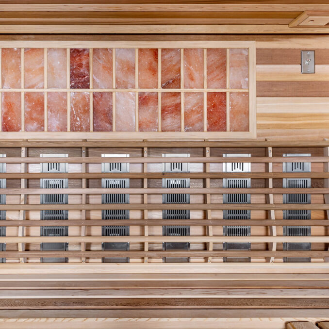 Saunacore Saunas Saunacore INFRA-CORE Premium Dual Clear Red Cedar Indoor Hybrid Sauna