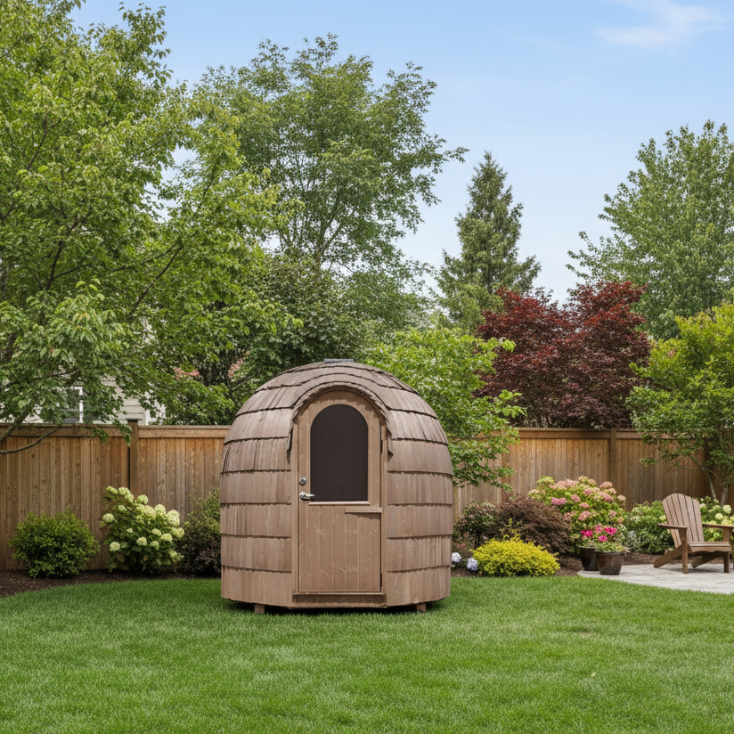 Iglucraft Saunas Iglucraft Single Iglusauna 4 Person Outdoor Sauna