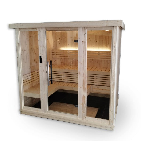SaunaLife 4 to 6 Person Model X7 Indoor Home Sauna