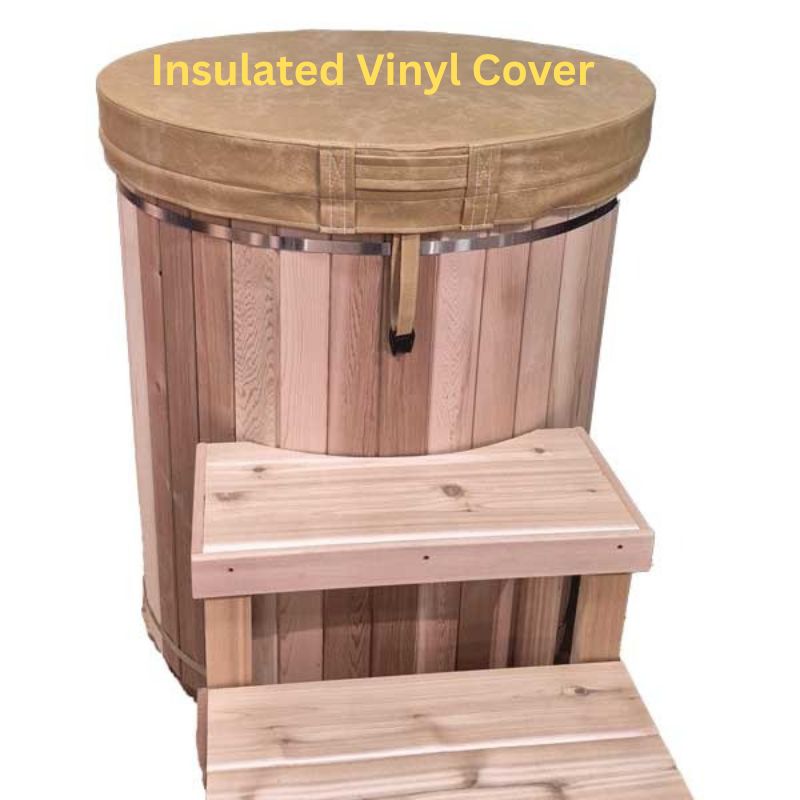Dundalk LeisureCraft Cold Plunge Tubs Dundalk LeisureCraft The Arctic Cold Plunge Tub - Knotty Red Cedar