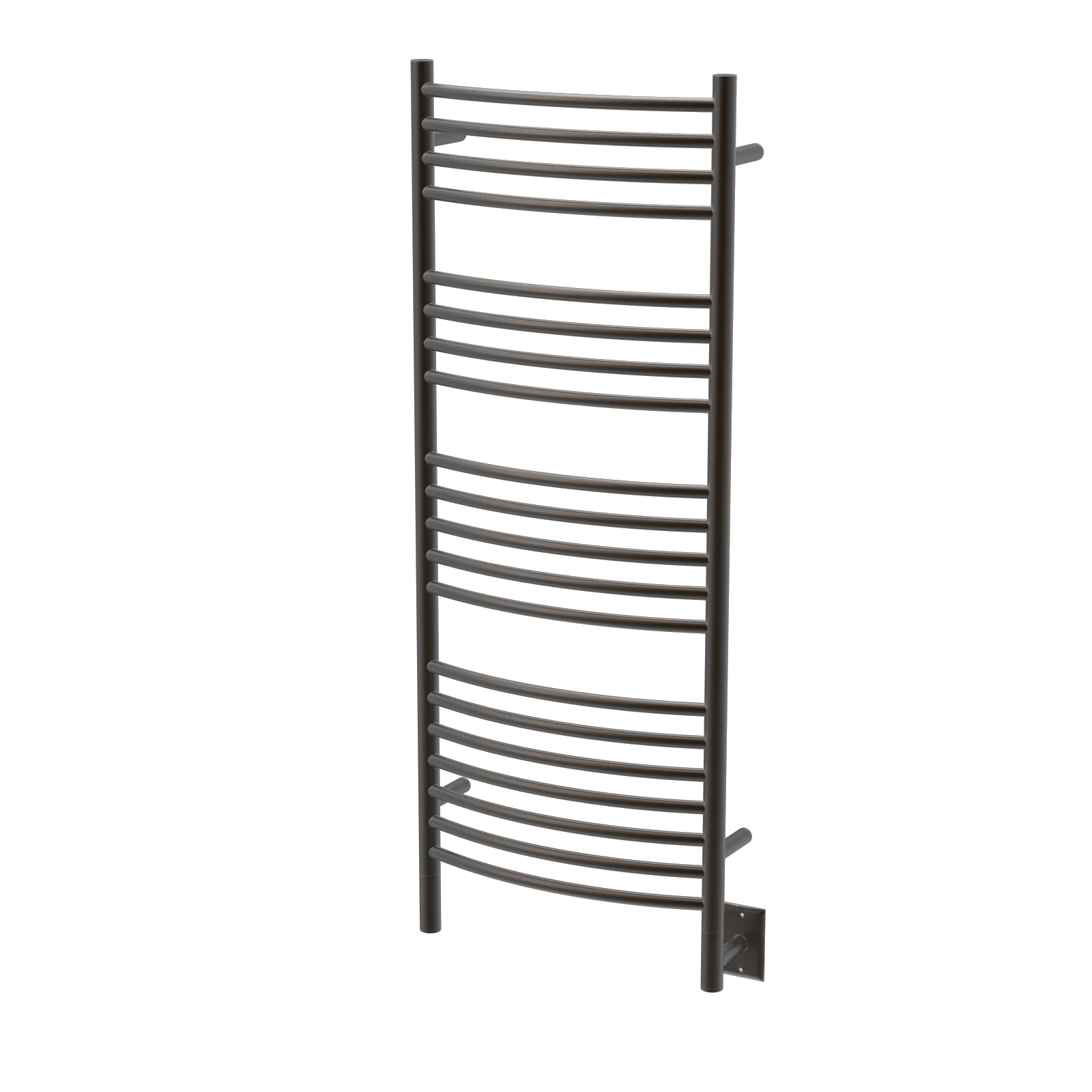 Amba Jeeves D-CURVED Heated Towel Rack - My Sauna World