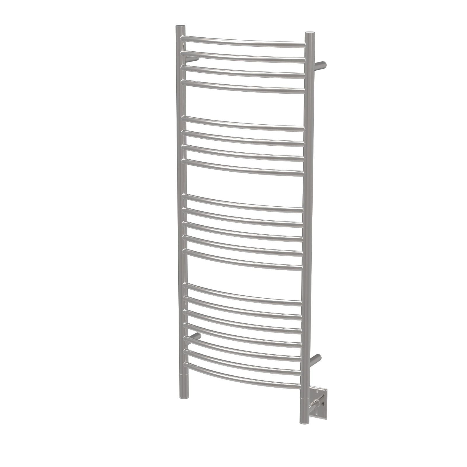 Amba Jeeves D-CURVED Heated Towel Rack - My Sauna World