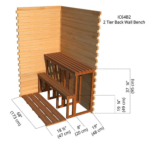 Dundalk LeisureCraft Saunas Dundalk LeisureCraft Knotty Cedar Indoor Cabin Sauna