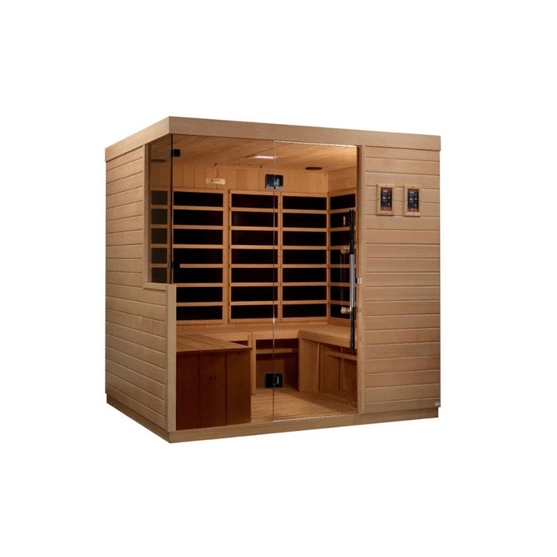 Golden Designs La Sagrada 6 Person Ultra Low EMF FAR Infrared Sauna