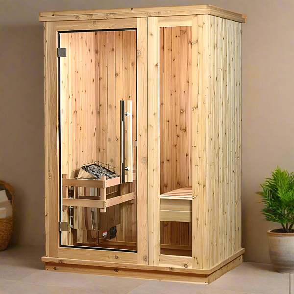 Step Into Serenity: Almost Heaven Logan 1Person Indoor Sauna