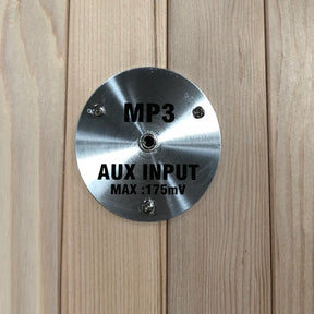 Golden Designs Maxxus Aspen Dual Tech 2 Person Low EMF FAR Infrared Sauna - Canadian Hemlock