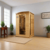 Golden Designs Saunas Golden Designs Maxxus 2 Person Near Zero EMF FAR IR Sauna (MX-K206-01-ZF HEM)