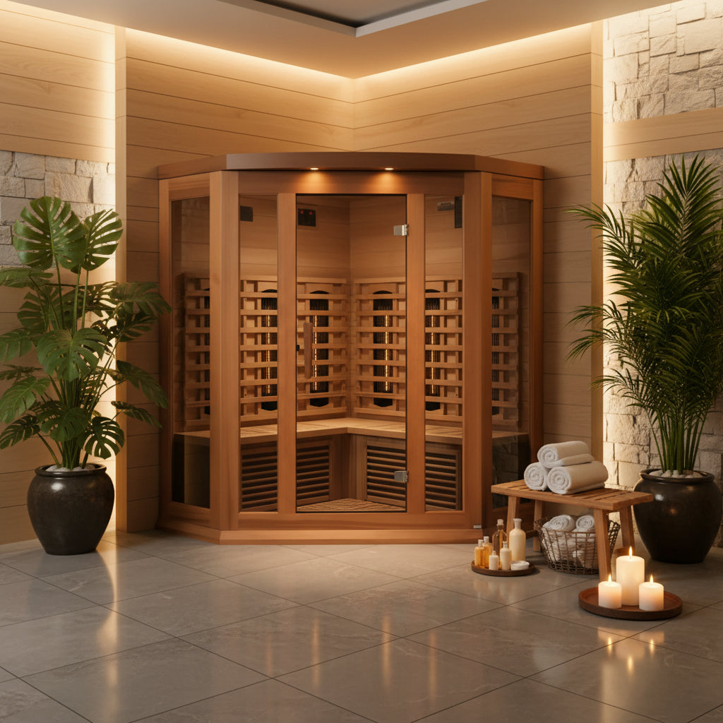 Golden Designs Saunas Golden Designs Maxxus 3 Person Full Spectrum IR Sauna (MX-M356-01-FS CED)