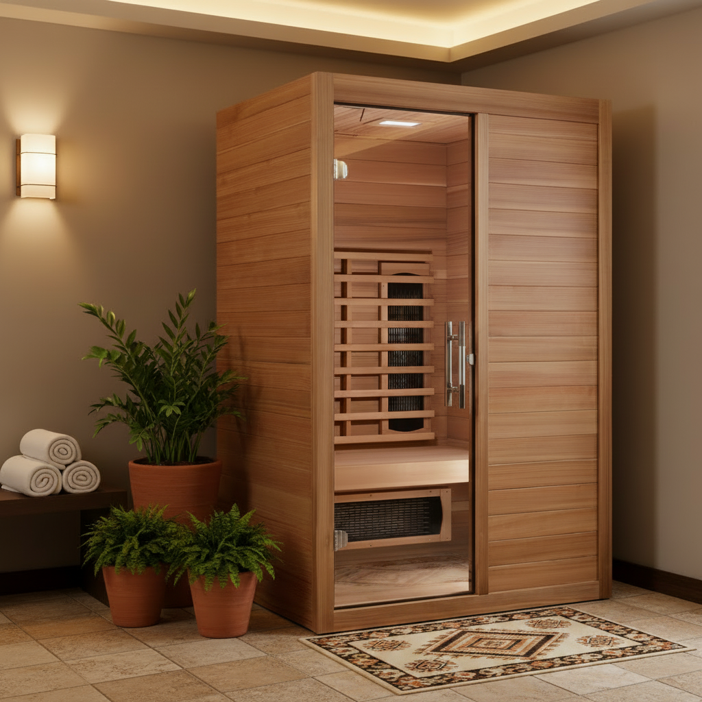 Golden Designs Saunas Golden Designs Maxxus "S-Line" 2 Person Indoor Full Spectrum Infrared Sauna (MX-S206-01-FS-PC)