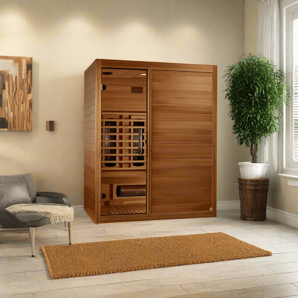 Golden Designs Saunas Golden Designs Maxxus S-Line 3 Person Full Spectrum IR Sauna (MX-S306-01)