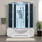 Mesa WS-609P Steam Shower Tub Combo - 48" x 48" x 85"