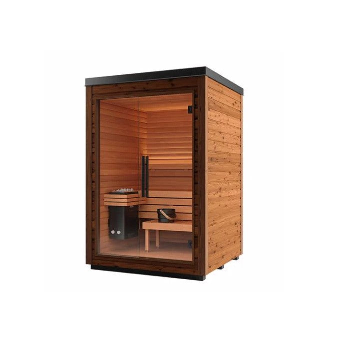 Auroom Mira S 1-2 Person Outdoor Modular Cabin Sauna Kit