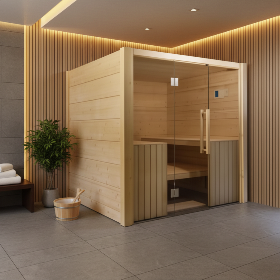 Almost Heaven Saunas Almost Heaven Olympus 6-8 Person Indoor Sauna
