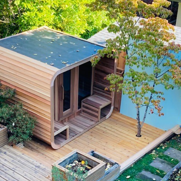 Dundalk LeisureCraft Saunas Dundalk Leisure Knotty Cedar Outdoor Luna Sauna