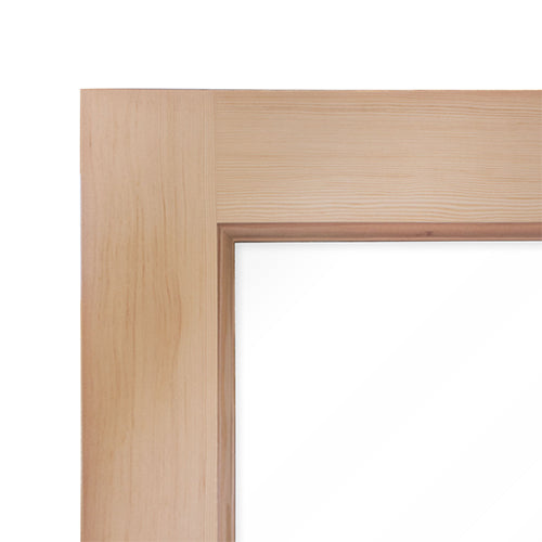 ProSaunas Accessories PROSAUNAS Solid Wood ADA Sauna Door with Insulated Glass, 36" x 80"