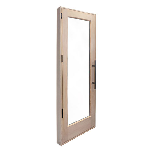ProSaunas Accessories PROSAUNAS Solid Wood Sauna Door with Insulated Glass, 24" x 80"
