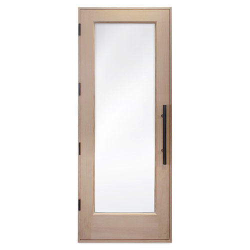 ProSaunas Accessories PROSAUNAS Solid Wood Sauna Door with Insulated Glass, 30" x 80"