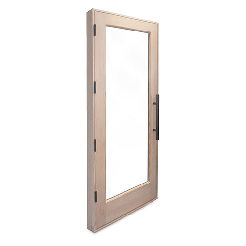 ProSaunas Accessories PROSAUNAS Solid Wood Sauna Door with Insulated Glass, 30" x 80"