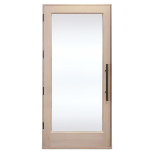 ProSaunas Accessories PROSAUNAS Solid Wood ADA Sauna Door with Insulated Glass, 36" x 80"