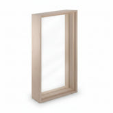 ProSaunas Accessories PROSAUNAS Framed Dual Pane Clear Glass Sauna Window with Hemlock Jamb, 16" x 30"