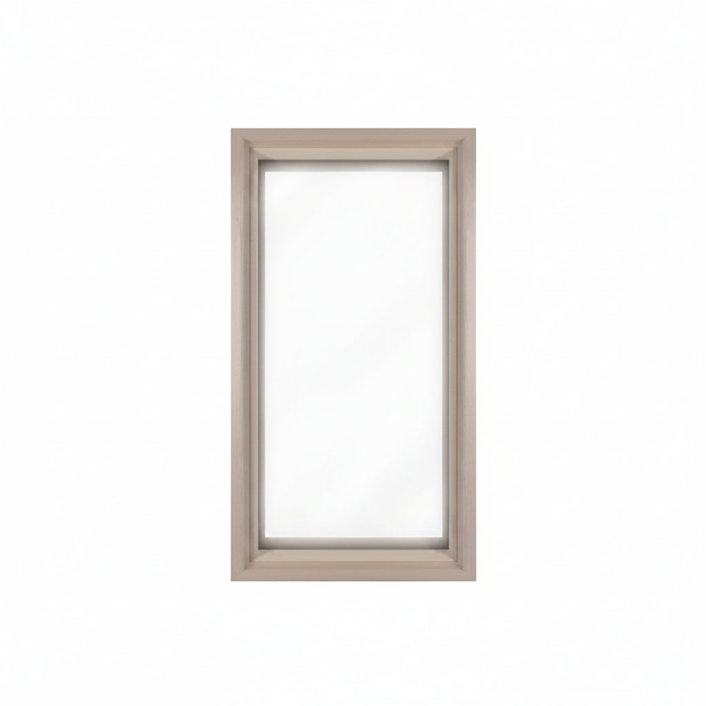 ProSaunas Accessories PROSAUNAS Framed Dual Pane Clear Glass Sauna Window with Hemlock Jamb, 16" x 30"