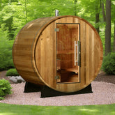 Almost Heaven Saunas Almost Heaven Salem 2 Person Standard Barrel Sauna