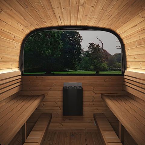 SaunaLife Saunas SaunaLife CL12GCP Luxury Sauna Suite Kit