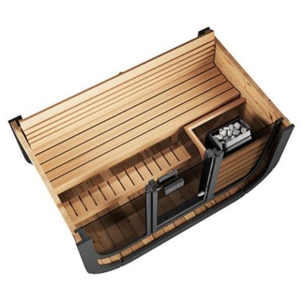SaunaLife Model CL4G 3 Person Cube-Series Outdoor Sauna Kit