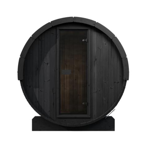 SaunaLife Saunas SaunaLife Model E6B 3 Person Ergo Series Outdoor Barrel Sauna (Paint Included)