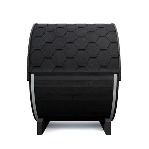 SaunaLife Saunas SaunaLife Model E6B 3 Person Ergo Series Outdoor Barrel Sauna (Paint Included)