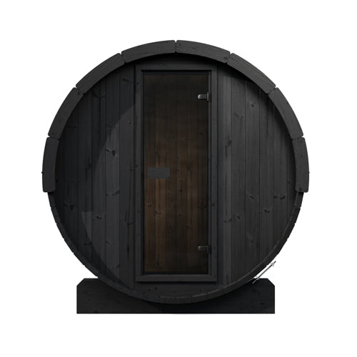 SaunaLife Saunas SaunaLife Model E7B 4 Person Ergo Series Outdoor Barrel Sauna (Paint Included)