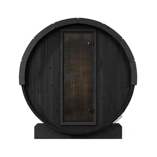 SaunaLife Saunas SaunaLife Model E8B 6 Person Ergo Series Outdoor Barrel Sauna (Paint Included)