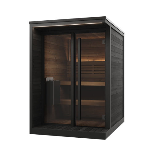 SaunaLife Saunas SaunaLife Model GL4B 4 Person Garden Luxury Series Outdoor Sauna (Paint Included)