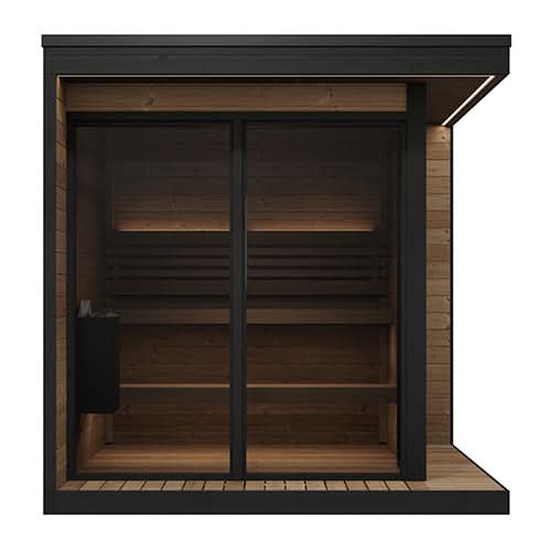SaunaLife GL6 Outdoor Sauna Kit | Spacious & Refined - My Sauna World