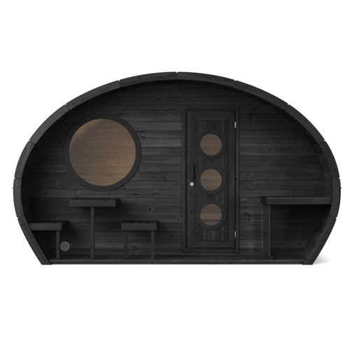 SaunaLife Saunas SaunaLife Model G11B 8 Person Garden Series Outdoor Home Suite Sauna Kit (Paint Included)