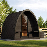 SaunaLife Saunas SaunaLife Model G3B 6 Person Garden Series Outdoor Traditional Sauna Kit (Paint Included)