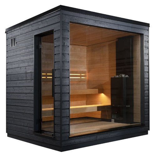 SaunaLife Model G6 PreAssembled Outdoor Home Sauna