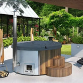 SaunaLife Hot Tubs SaunaLife Model S4N Wood-Fired Hot Tub
