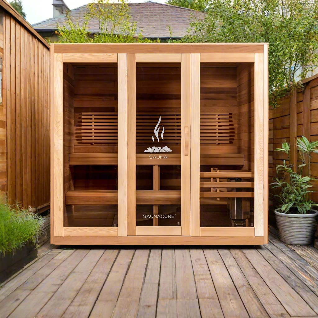 Saunacore Saunas Saunacore Traditional Modular Series C8X8 with with 9kW SE Heater