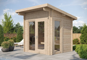 SaunaLife Model G4 Outdoor Home Sauna Kit - My Sauna World